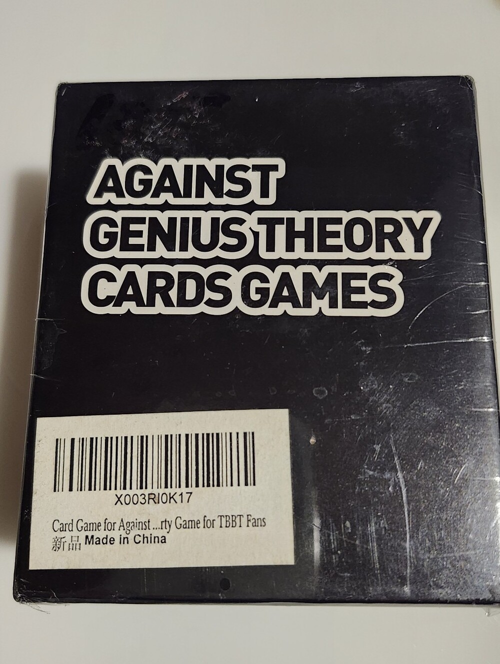 Against Genius Theory Card Game Big Bang Theory Trivia Rare HTF NEW SEALED